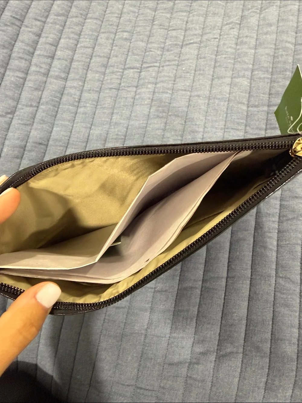 Kate Spade Black Zippered Pouch